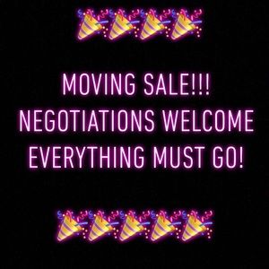 MOVING SALE